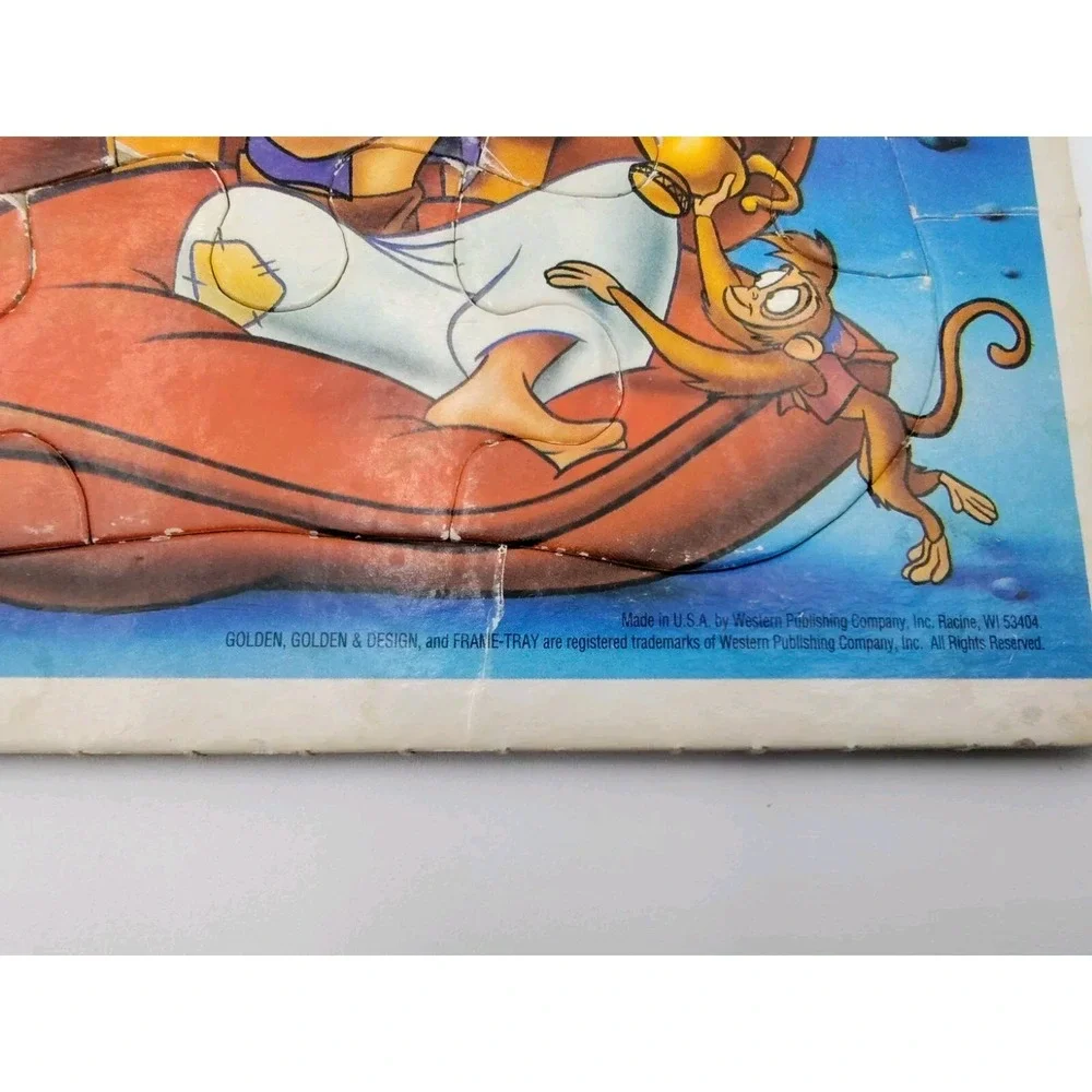 ALADDIN Walt Disney's PUZZLE VTG Golden Kids Collect Rare SEE B59.1ES1138‎